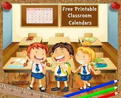Free Printable Classroom Calendars For School Teachers