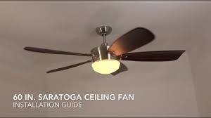 The customer can easily lose them or the remote. How To Install The Harbor Breeze 60 In Saratoga Ceiling Fan Youtube