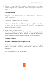 15 hari atau ½ daripada kadar cuti rehat yang berkelayakan pada tahun berkenaan, mana yang lebih rendah, terhad kepada maksimum 75 hari sepanjang tempoh perkhidmatan kontrak dengan kerajaan. Buku Panduan Staff Usm Membalik Buku Halaman 101 150 Pubhtml5