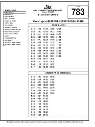 V statiile liniei 783 l i n i a datele din documentul ( pdf ) afisat au linia 783 ratb bucureşti. Ruta 783 Ratb Bucuresti
