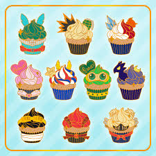 Birthday Cake For My Hero My Hero Academia Cupcake Enamel Pins My Hero My Hero Academia Episodes My Hero Academia Merchandise