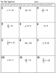 4 + 1 = 16. One Step Equations Quiz Or Worksheet Includes Word Problems Tpt