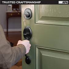 Schlage offers a wide variety of designs and finishes, from angular to flowing, classic to contemporary, all designed to ensure that your front door is the perfect introduction to your home. Buy Ilyapa Front Entry Door Handleset With Deadbolt Classic Matte Black Exterior Door Handle With Knob And Single Cylinder Deadbolt Matte Black Online In Turkey B085jndht7