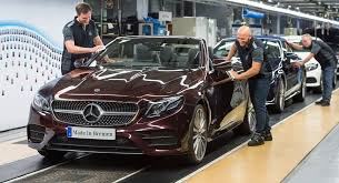 Mercedes Benz Kicks Off New E Class Cabriolet Production Carscoops Mercedes Benz New E Class Mercedes Benz Sedan