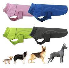 winter fleece pet big dog reflective clothes for small large pitbull coat puppy unbranded ayi kopekler kopek