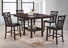 Dining furniture centre is most likely the very first in the nation to show formal dining rooms along with casual dining groups together under one roof as a specialty retailer. Meghan 5 Piece Counter Height Table And 4 Chairs 549 00 Table 48 X 48 X 36 H Chai Round Dining Table Sets Dining Room Sets Casual Dining Furniture