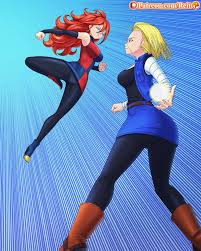 Dragon Ball Z Fan Art Android 18 21 Anime Dragon Ball Super Dragon Ball Image Dragon Ball