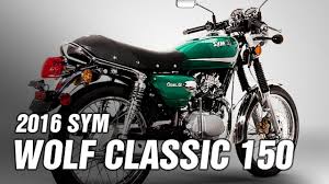 Continue reading for my review of the sym wolf classic 150. 2016 Sym Wolf Classic 150 Spec Youtube