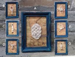 Sailor Knot Shadow Frame Nautical Knot Framed Nautical Knots Wall Decor 5 9x4 33inch Nautical Rope Decor Sailor Knots Rope Decor