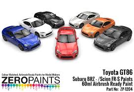 Toyota Gt86 Scion Fr S Subaru Brz Paints 60ml