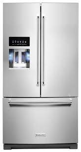 Top ten reviews is supported by its audience. Kitchenaid 26 8 Cu Ft French Door Refrigerator With Ice Maker Stainless Steel With Printshield In The French Door Refrigerators Department At Lowes Com