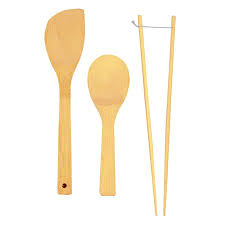 Bamboo is harder than maple and oak which makes it the ideal material for a lighter weight, stronger, and superior choice for kitchen utensils and cutting boards when trying to decide between bamboo and wood. Helen Chen S Asian Kitchen Bamboo Kitchen Tools Cooking Utensils And Stir Fry Set 3 Piece Accuweather Shop