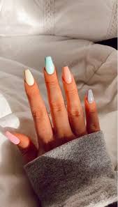 I am sure these summer nail designs will make you ready for your summer parties and trips. Acrylic Nails Coffin Nails Bright Summer Nails Acrylic Summer Nails Summertime Nai Nail Designs Summer Acrylic Acrylic Nail Designs Summer Acrylic Nails