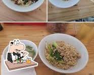 Gambar Mie Bangka dengan berbagai topping di Kedai Mie Fajar Indah