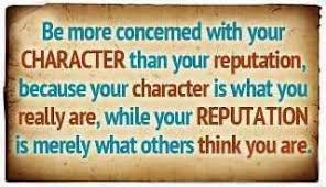 Image result for PERSONal character quotes