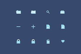 Take it in a retro direction with this icon set featuring everyday objects. Icon Design Templates Illustrator Photoshop Adobe