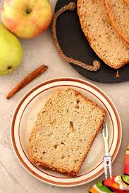 This apple bread is vegan. Moist Eggless Apple Pear Cinnamon Bread Cooking Carnival