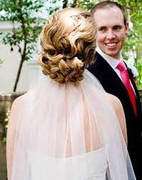 Veil Above Or Below Updo Wedding Hairstyles Hairdo Wedding Bridal Updo With Veil