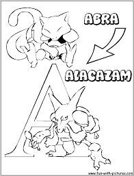 You can download abra pokemon coloring page for free at coloringonly.com. A Abra Alacazam Coloring Page Coloring Pages Abra Color