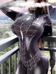 tictok 光沢感 コスプレ スパイダーマン 大人 ハロウィン服 女性｜PayPayフリマ