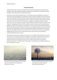 Meaning of smog in english. Photochemical Smog