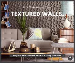 Textured Walls Give A Small Room Additional Depth And Help It Feel Larger Homestaging Ti Textured Walls Modern Interior Design Trends Decorative Wall Panels