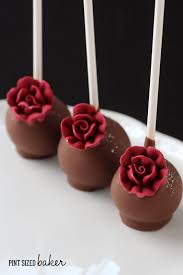 Pint Sized Baker Red Rose Cake Pops Rose Cake Pops Rose Cake Cake Pop Designs