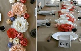 One of the biggest perks of using candle impressions led candles is the ability to decorate them with virtually any material, including flammable paper. 12 Wedding Centerpiece Ideas To Think Outside The Vase Paper Flower Centerpieces Paper Flowers Wedding Wedding Centerpieces
