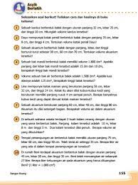 Senang belajar matematika kelas 5 halaman 155. Kunci Jawaban Buku Senang Belajar Matematika Kelas 5 Kurikulum 2013 Revisi 2018 Halaman 155 Kunci Soal Matematika