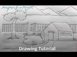 From rocks, mountains, and trees to rushing and still water, discover six tips to improve your pencil landscape drawings. Scenery Drawing Landscape Drawing Tutorial By Pencil For Kids Very Easy Youtube