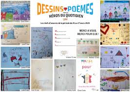 Un Dessin Un Poeme Pour Ces Heros Du Quotidien Premier Pele Mele Saint Privat Des Vieux