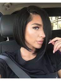 Black layered bob with bangs. Pin On Wigs For Black Women