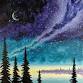 Paint Nite: Twilight Galaxy Sky