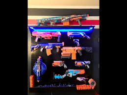 (this will need to be cut into sections depending on your wall length at the well this concludes my nerf gun display rack. How To Make A Nerf Gun Rack Youtube
