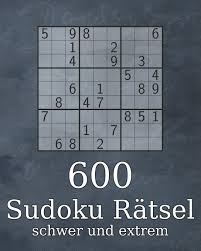 Die vorteile sudoku sehr schwer online zu spielen liegen auf der hand. 600 Sudoku Ratsel Schwer Und Extrem Logikratsel Ratselbuch Inkl Losungen Geschenk Fur Erwachsene Grosseltern Oder Senioren Wohlfahrt Tommy Amazon De Bucher