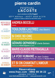 Pierre cardin has been revolutionizing for more than half a century the world of fashion. The 20 Editions Of The Festival De Lacoste Pierre Cardin