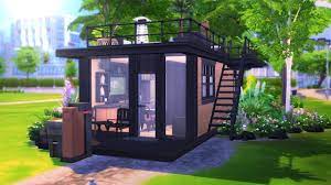 Sims 4's tiny living stuff pack launches on pc and mac january 21, and on playstation 4 and xbox one february 4. Eco Modern Tiny House The Sims 4 Speed Build Youtube