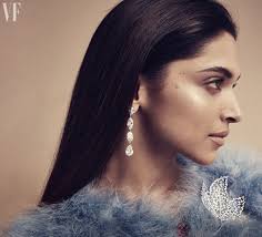 She's got the elegance of a goddess but she also holds in herself the bad attitude of a killer siren; Deepika Padukone In Vanity Fair On Jewellery Vanity Fair