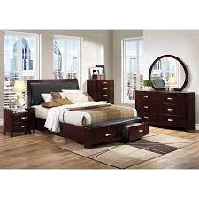 Picket house furnishings jansen panel bedroom set king/6 piece. Lyric Storage Bedroom Set Espresso Homelegance Furniturepick
