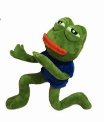 Sad Kermit Plush 4chan Kekistan Meme Doll Stuffed