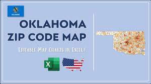 Oklahoma currently utilizes 4 area codes. Oklahoma Zip Code Map In Excel Zip Codes List And Population Map Youtube