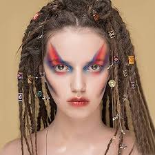 27 Pieces Hair Jewelry for Women Braids Hair Tube Beads and Fabric  Dreadlock Beads DIY Mix Hair Braid Cuff Clip for Men Hip Hop Style  (Symmetric Pattern) : Amazon.sg: Beauty