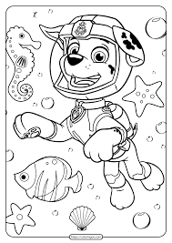 Welcome to nickjr.com, the home of blaze, paw patrol, shimmer & shine, and more of your preschooler's favorite shows! Printable Paw Patrol Pdf Coloring Pages