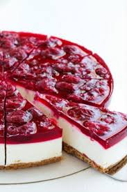 Philadelphia Torte Ohne Backen Kasekuchen Mit Kirschen Foodtempel Rezept Cheescake Ohne Backen Dessert Rezepte Einfach Philadelphia Torte Ohne Backen