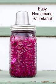 Easy Homemade Sauerkraut Recipe Recipe Homemade Sauerkraut Sauerkraut Sauerkraut Recipes
