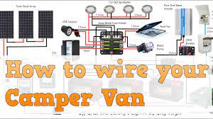 Before reading a schematic, get acquainted and understand all the symbols. How To Wire Your Camper Van To Be Off Grid Youtube
