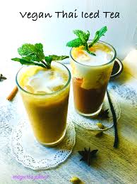 Green tea with delicious creamy milk taste and warm aromas. Vegan Thai Iced Tea Mayuri S Jikoni