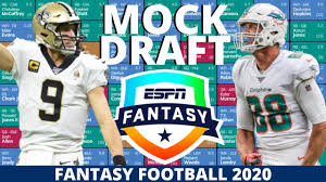 2020 Fantasy Football Mock Draft Ppr 10 Team Pick 8 Youtube