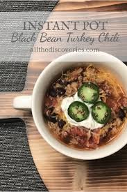 Black Bean And Sweet Potato Soup Instant Pot Instant Pot Black Bean Turkey Chili Recipe Instant Pot Dinner Recipes Turkey Chili Healthy Beef Recipes