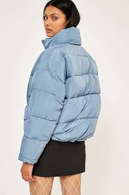 Light Before Dark Blue Pillow Puffer Jacket Wolle Kaufen